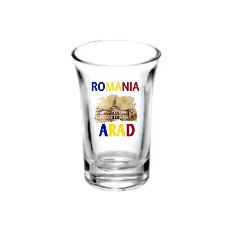 Arad romania, set 6 pahare shout, model 25bsv